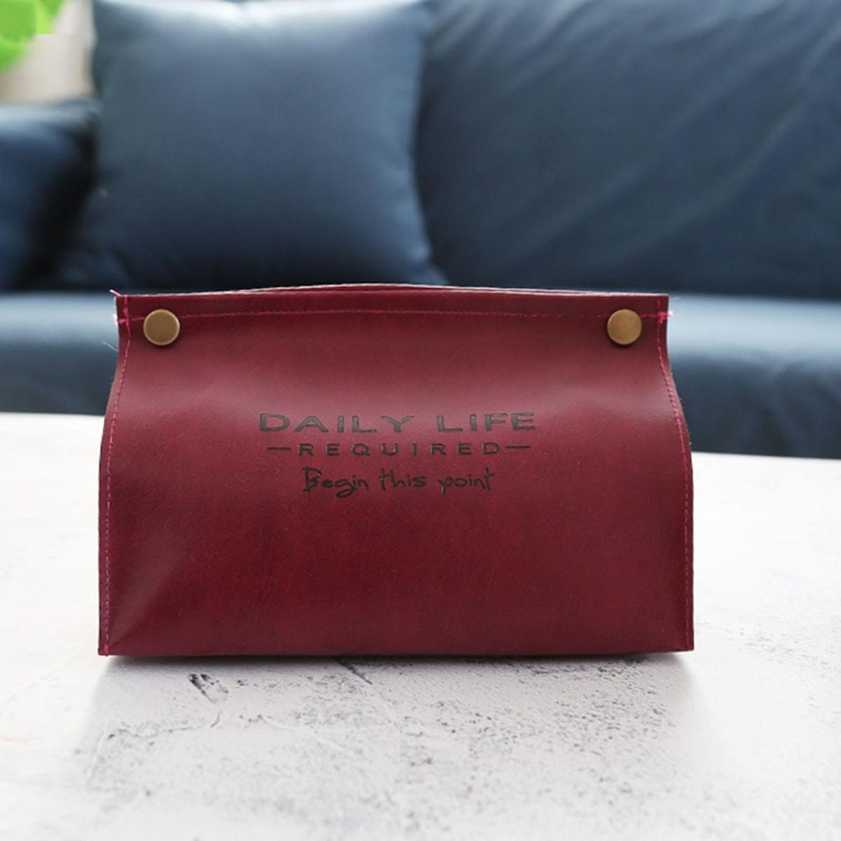 Napkin Box Dining Table Napkin Dispenser Red