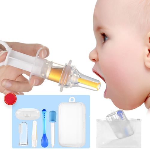 5pcs Baby Fruit Medicine Dispenser Feeding Pacifier Dropper