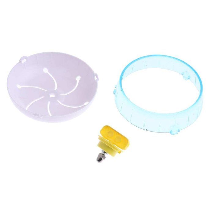 Hamster Mouse Rat Exercise Toys Plastic Silent Running Spinner Blue