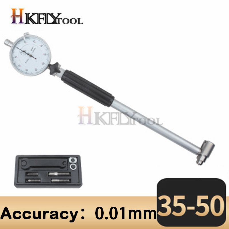 50-160MM 35-50mm 0.01mm Dial Bore Gauge Indicator Diameter Indicators Precision Engine Cylinder Measuring Test Kit Tool Meter