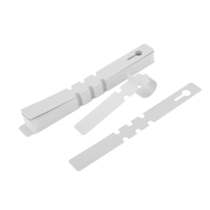 100pcs PVC Plant Stake Labels Garden Supplies Markers Tag Plant White