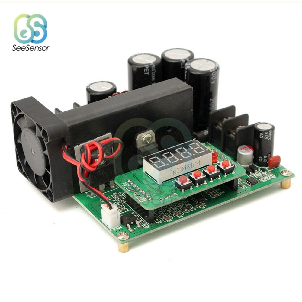 BST900W 8-60V To 10-120V DC Boost Converter High Precise LED LCD Control Step Up Power Module Voltage Transformer Regulator
