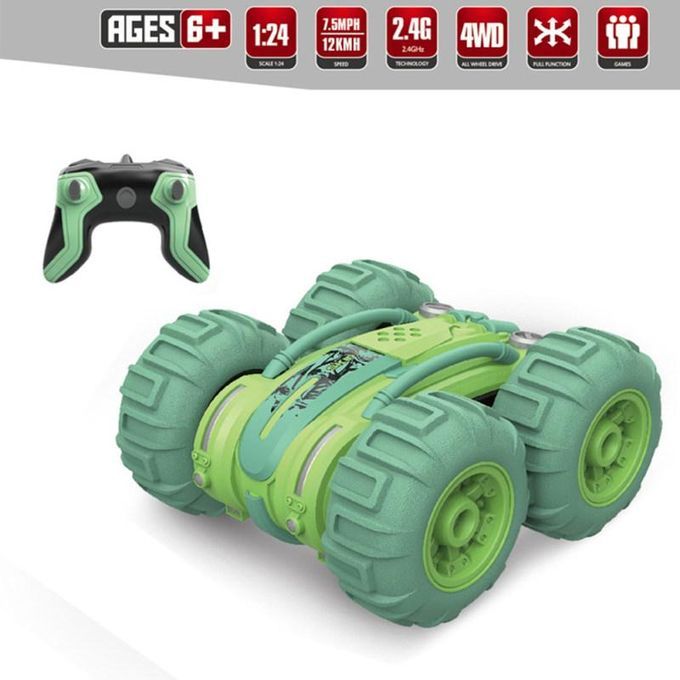 Two-sided 360 Degree Rotation Amphibious 4 Wheels-Yellow