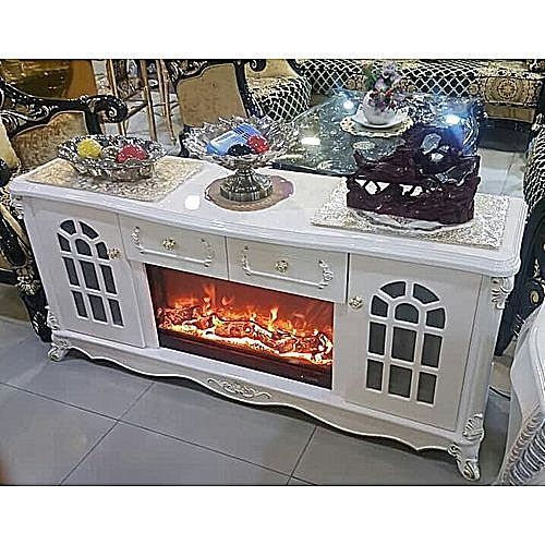 Royal Electric Fireworks TV Shelve Stand With Drawers