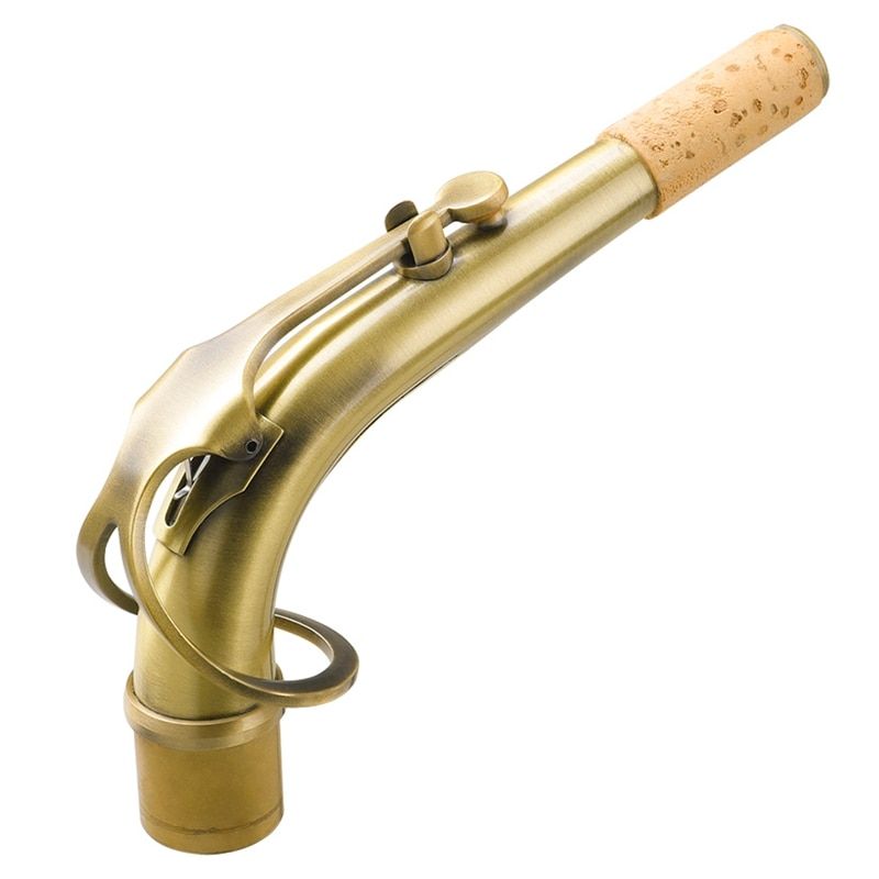 Eb Alto Saxophone Neck Brass Material Sax Bend Neck Head Joint 24.5mm Saxophone Accessory