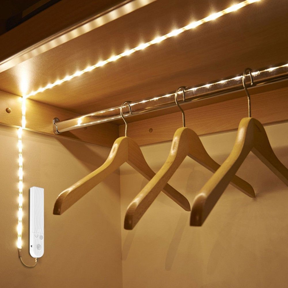 1/2/3M PIR Activated Motion Sensor LED Strip SMD 2835 Light