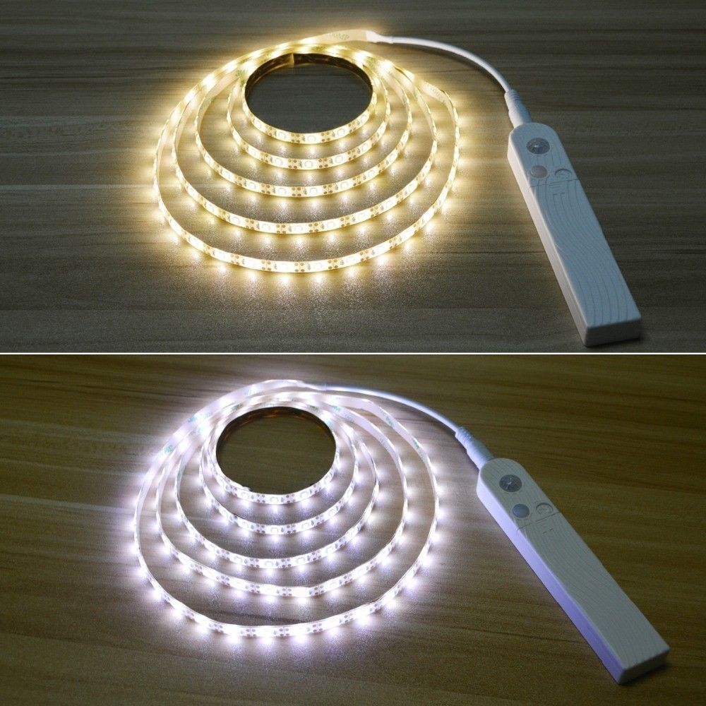 1/2/3M PIR Activated Motion Sensor LED Strip SMD 2835 Light