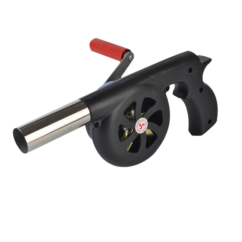 Outdoor Cooking BBQ Fan Air Blower Hand Crank Fan Air-