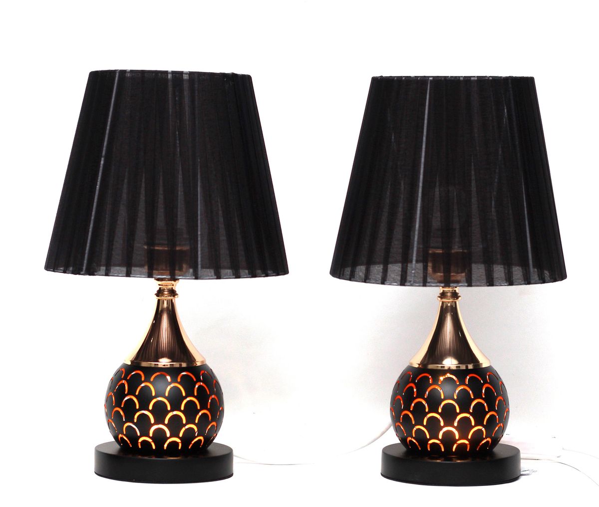 Bedside / Table Lamp - One Pair