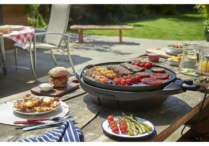 Indoor/Outdoor Barbecue Grill With Temperature Control