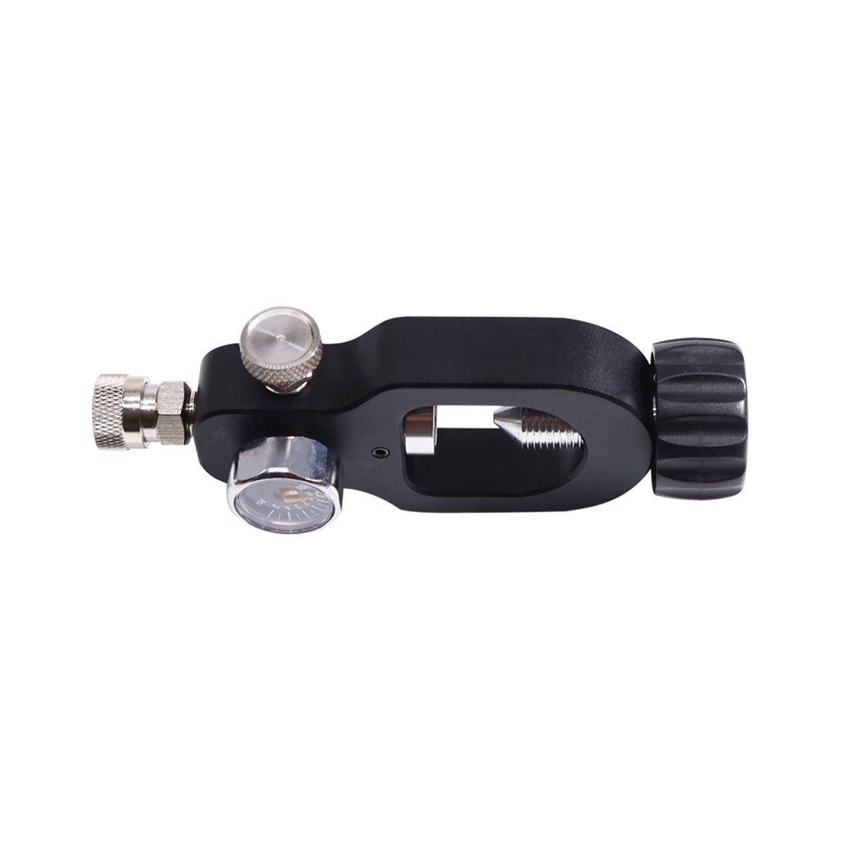 Scuba Adapter Snorkeling Diving Scuba To Small 8MM Adapter Head Valve Scuba Cylinder AdapterBlack