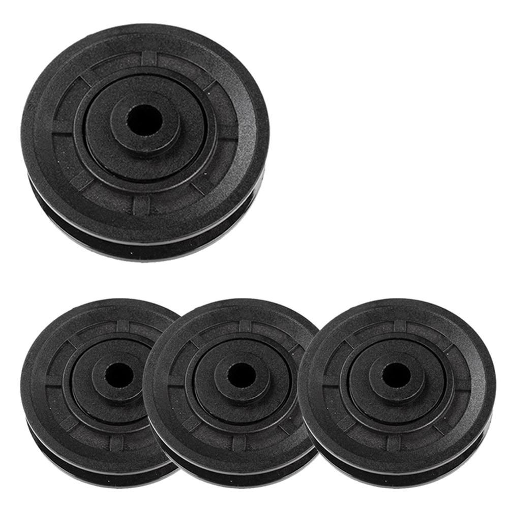 4 Pcs Universal 70mm Diameter Wearproof Bearing Pulley