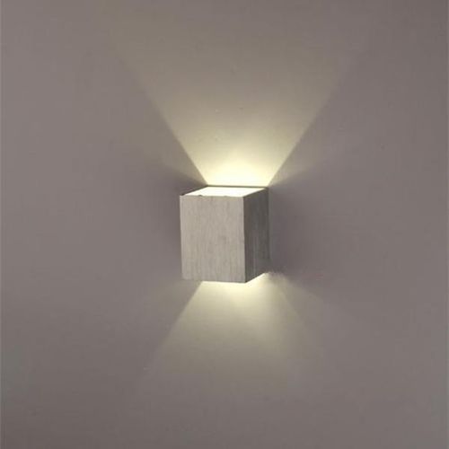 3W LED Square K Wall Lamp Hall Porch Walkway Living Room Lig