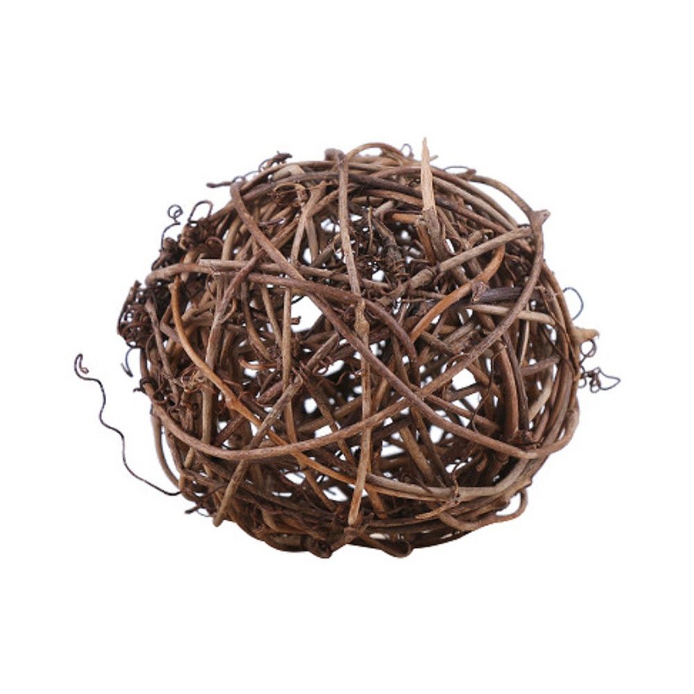 Color Earthy Rattan Ball Christmas Celebration-Type 1
