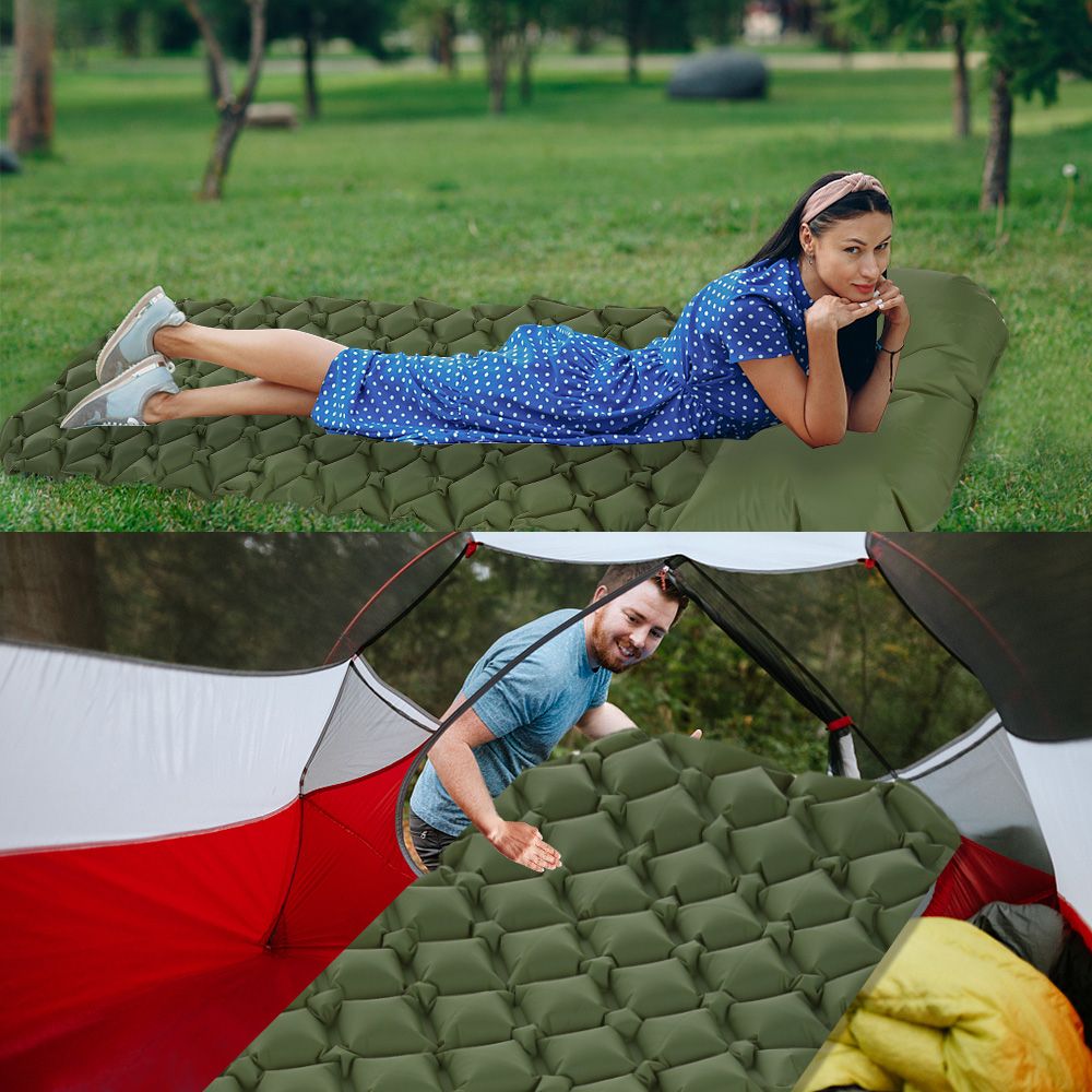 Camping Sleeping Pad With Pillow Ultralight