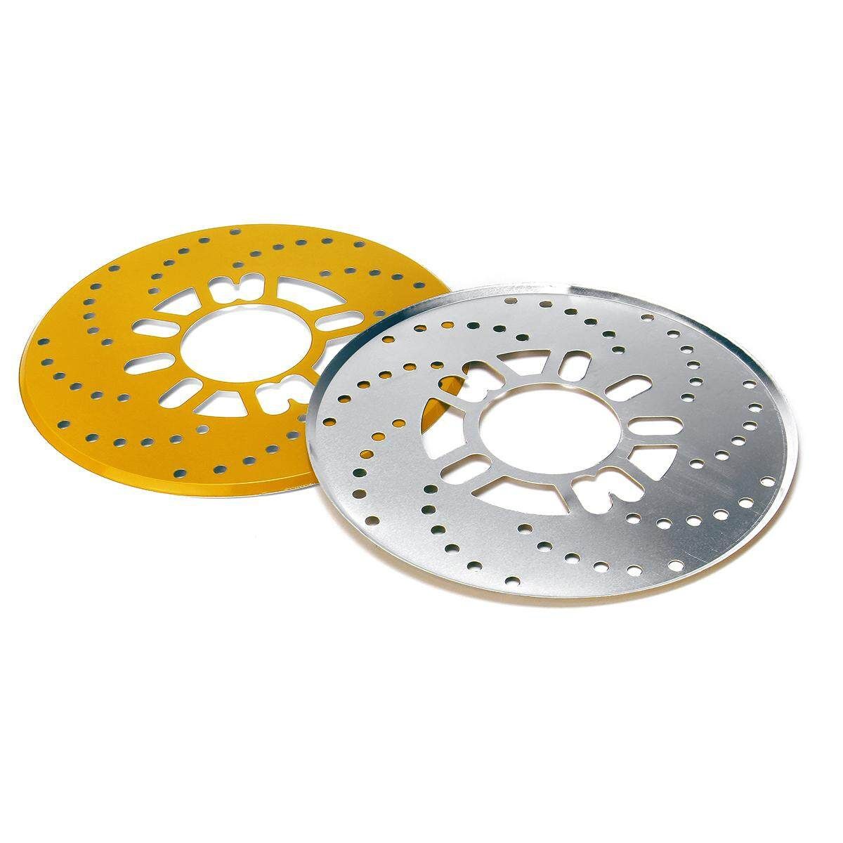 4pcs Gold Aluminium Car Wheel Brake Disc Cover Vehicle Decorative Rotor Cross Drilled