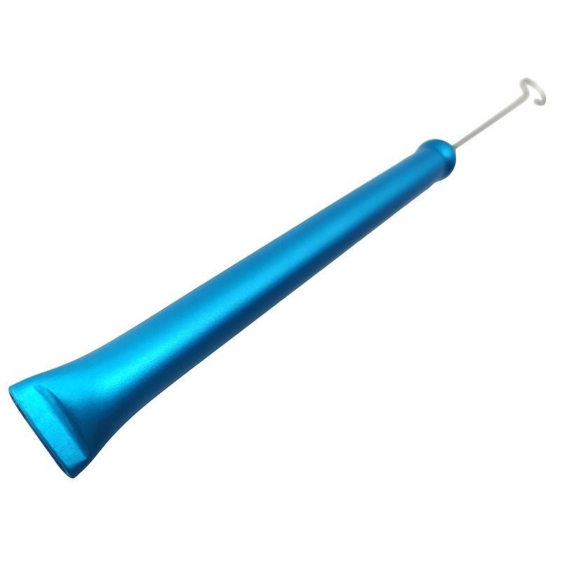 1 Set New Aluminum Alloy Handle Retractable Loop End Wire Brushes Drum Sticks for Jazz Drum Stick Musical Accessories,Blue