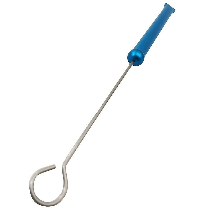 1 Set New Aluminum Alloy Handle Retractable Loop End Wire Brushes Drum Sticks for Jazz Drum Stick Musical Accessories,Blue