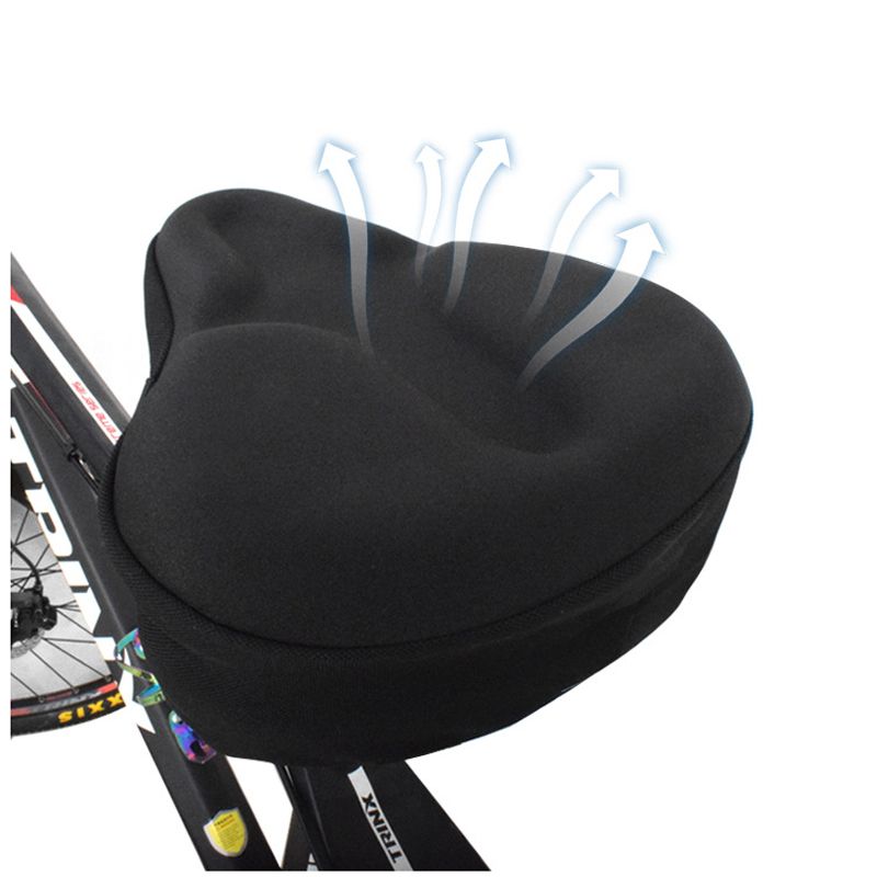 Men Women Bicycle Seat Big  Sponge Silicone Cycling Saddle Cover Bike Accessories Shock Absorber Thicken Wide Soft Cushion