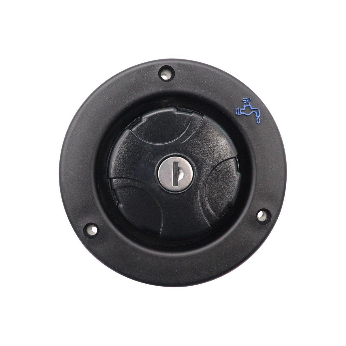 Lockable Filler Neck Tanks Water RV(Black)