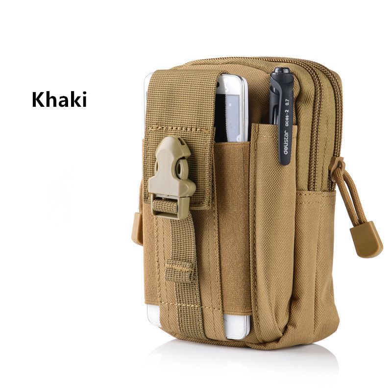 Tactical Molle Pouch Belt Waist Bag Military Fan Small Bag