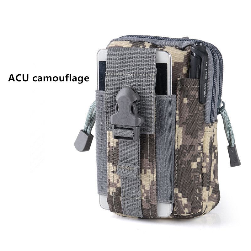 Tactical Molle Pouch Belt Waist Bag Military Fan Small Bag