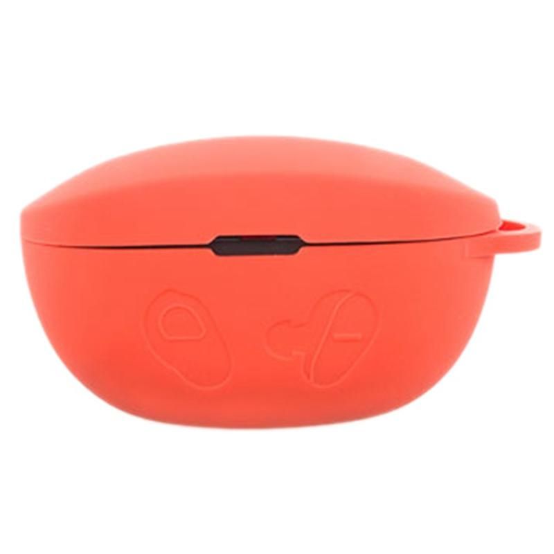 Anti-Fingerprint Dust-Proof Protective Cover Silicone Case for SONY WF-SP800N Truly Wireless Earphone Red