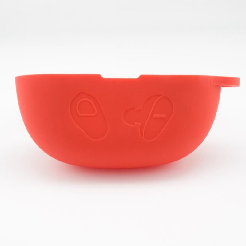 Anti-Fingerprint Dust-Proof Protective Cover Silicone Case for SONY WF-SP800N Truly Wireless Earphone Red