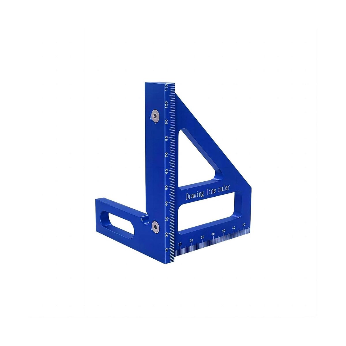 3D Multi-Angle Measuring Ruler,45/90 Degree Aluminum Alloy Woodworking Square Protractor, for Engineer Carpenter