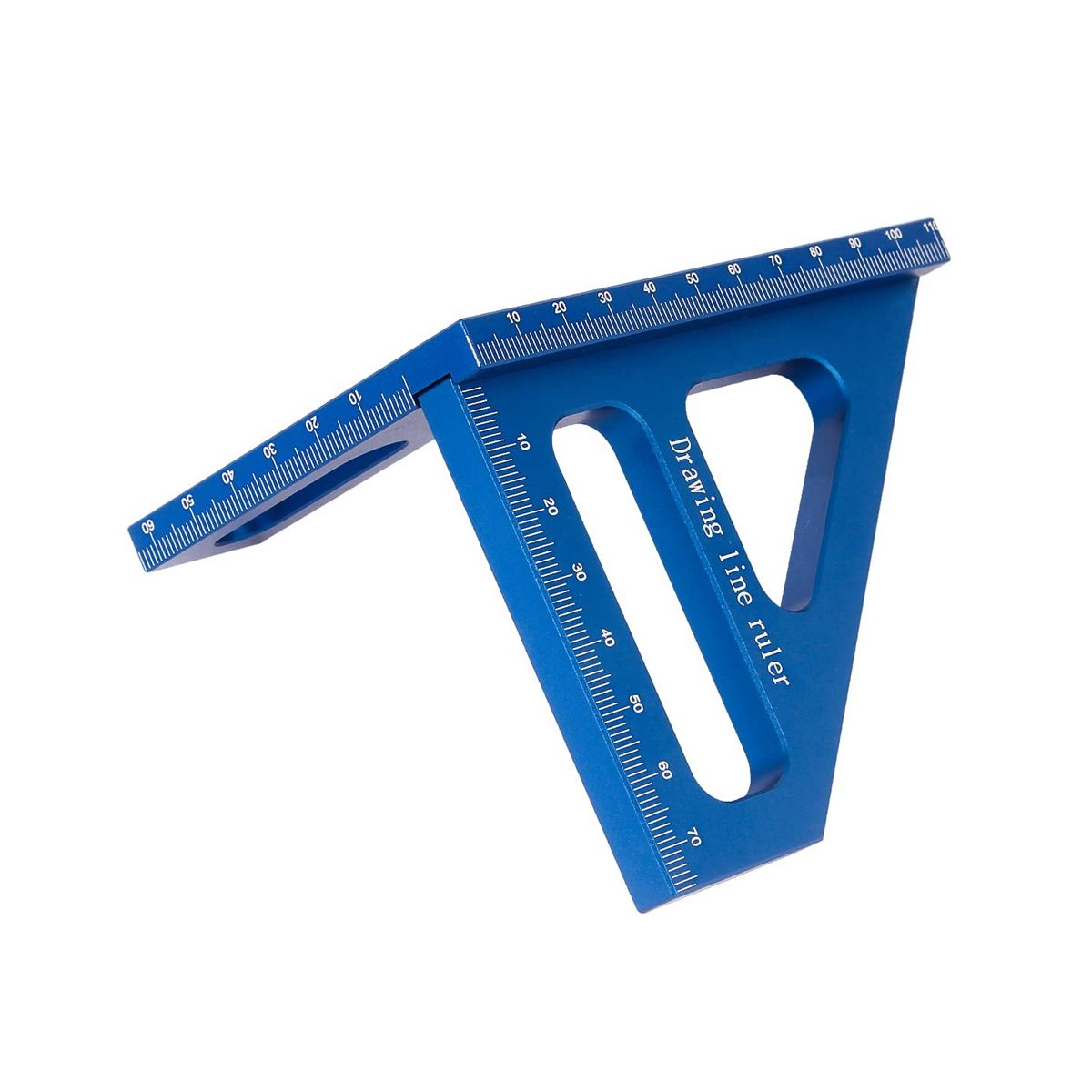 3D Multi-Angle Measuring Ruler,45/90 Degree Aluminum Alloy Woodworking Square Protractor, for Engineer Carpenter