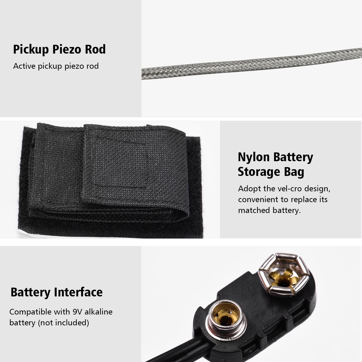 Pen Tube Style Acoustic Guitar Undersaddle Pickup Active