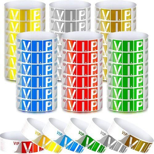 600 Pack VIP Paper Bracelets VIP Wristbands