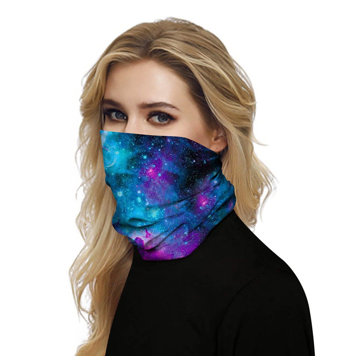 Galaxy Series Multi-function Anti-sweat Dustprooof Scarf Wind-proof Anti-UV Dust-proof Head Wrap Face Neck Protector Cycling 014