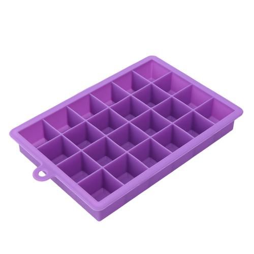24 Grid Ice Cube Mold Silicone Ice Cube Tray Square Ice Tray Mould Easy Release Silicone Ice Cube Forms Bar Kitchen Accessories
