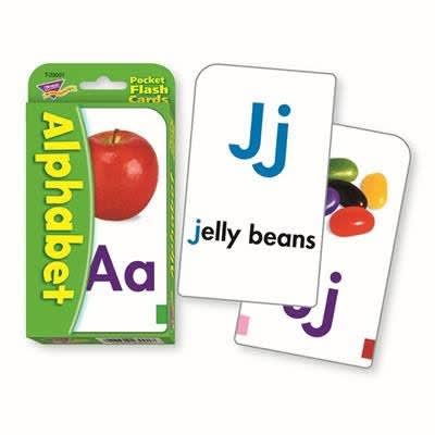 Numbers / Counting & Alphabet Colour Double-sided Flashcards