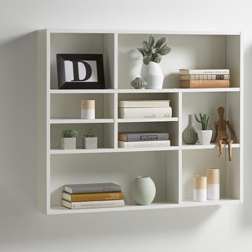 Floating Wall Shelf Home Decor - White