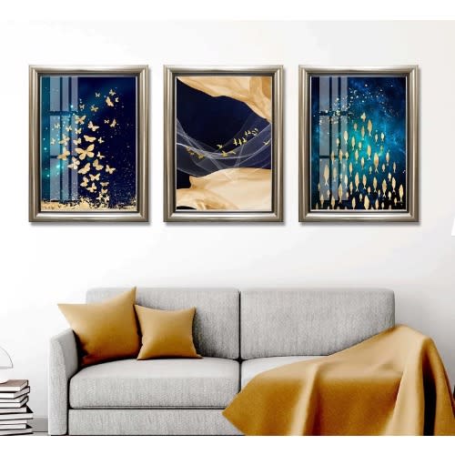 Paintings - 3 Set Of Frame