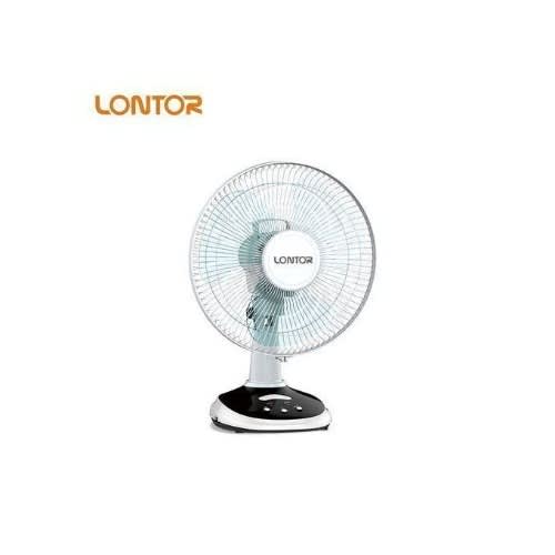 12" Rechargeable Table Top Fan With Lamp