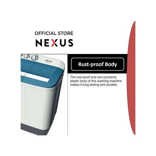 Semi Automatic Washing Machine NX-WM-85SA -  8.5kg Wash And 5kg Spin Capacity