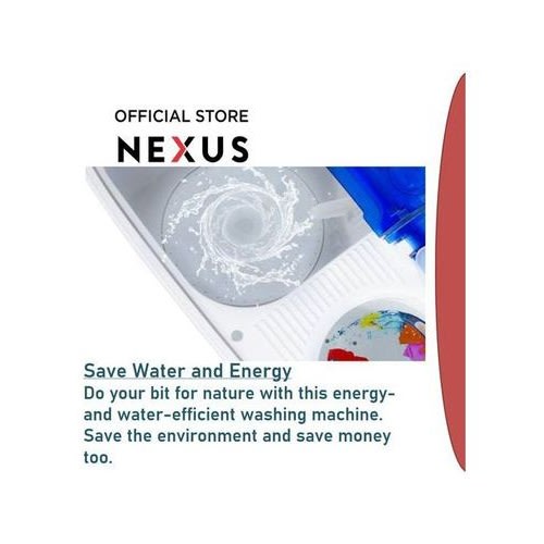 Semi Automatic Washing Machine NX-WM-85SA -  8.5kg Wash And 5kg Spin Capacity
