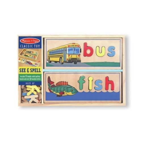 See And Spell Wooden Spellings Puzzle