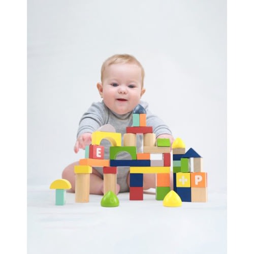 Count And Spell Block Set - 50-pieces - 12-months+