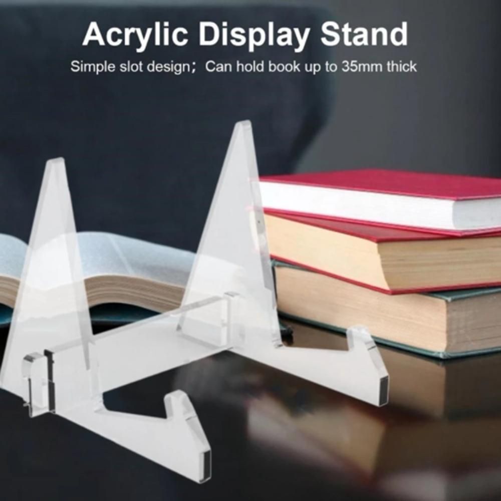 Acrylic Books Booksh Tablet Book Display Stand Acrylic Po Frame Brochure Artwork Holder Organizer Home Storage Holder