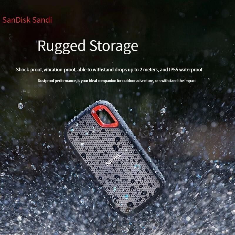 E61 V2 500GB Portable SSD Encrypted USB3.2
