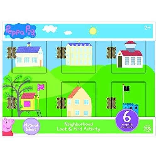 Neighborhood Look & Find Activity Wood Puzzle