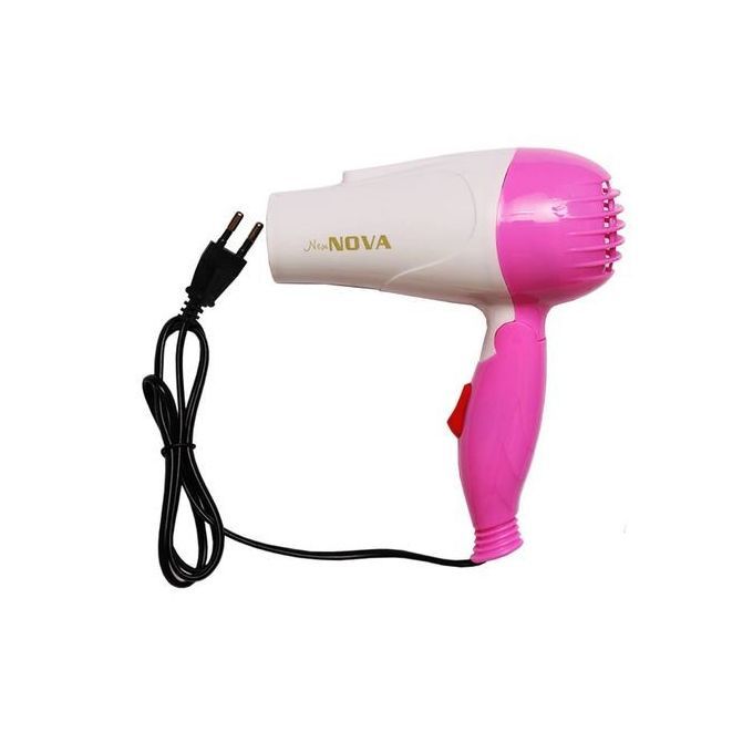 Nova Foldable Hair Dryer 1000Watts 1 Pcs