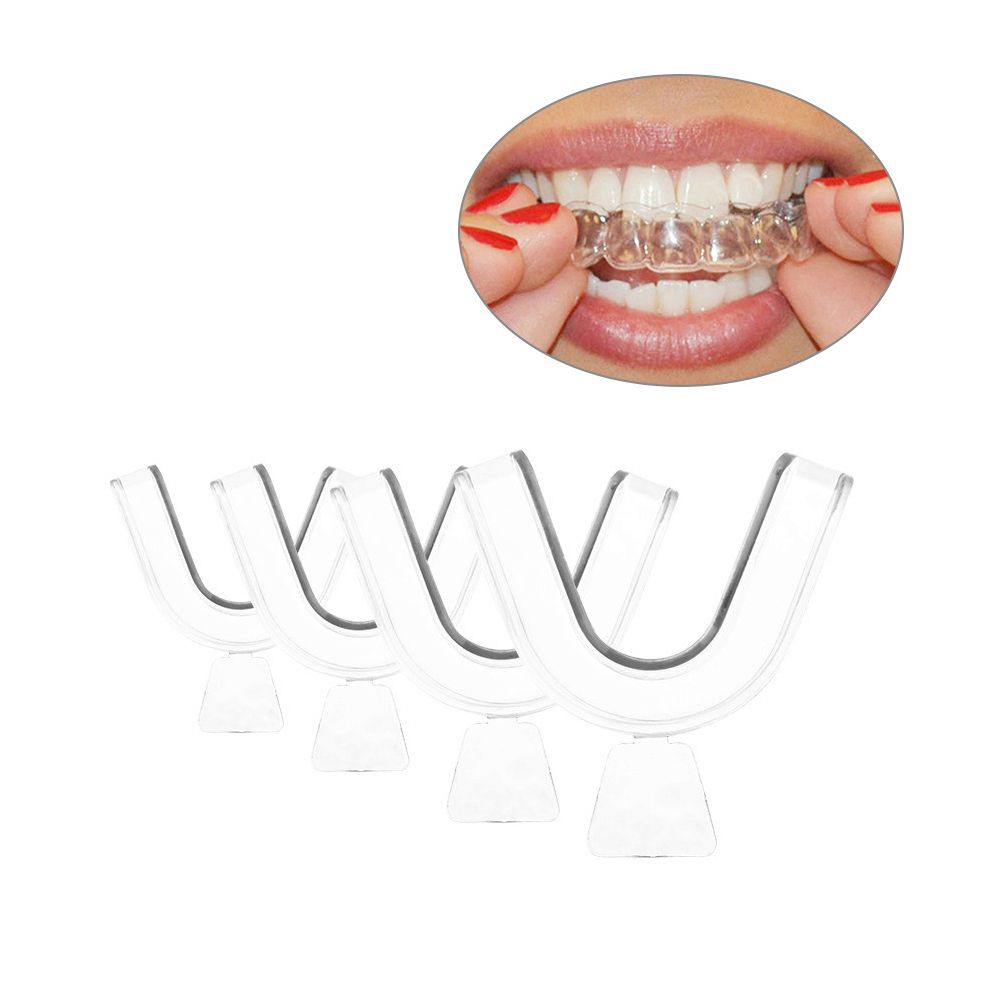 2/4pcs Soft Silicone Tooth Orthodontic S Set Mouth Guard Protector Dental Teeth Ning Trays Retainers Oral Hygiene Care