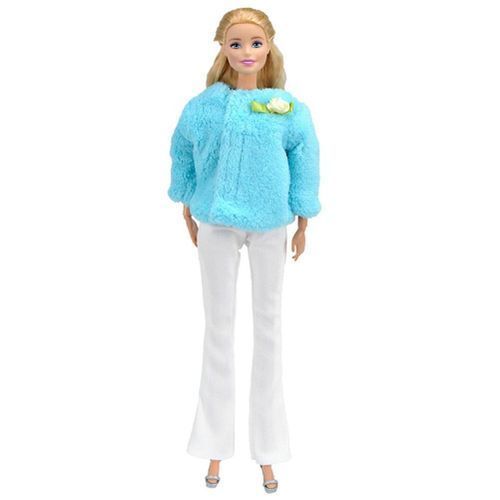 Poplikdfr Children Multi-style Mini Clothes Pants Tops Toy For 29CM Female Barbie Doll