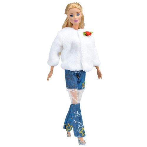 Poplikdfr Children Multi-style Mini Clothes Pants Tops Toy For 29CM Female Barbie Doll