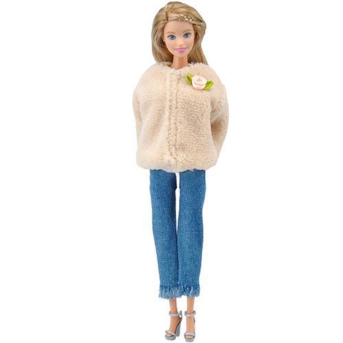 Poplikdfr Children Multi-style Mini Clothes Pants Tops Toy For 29CM Female Barbie Doll